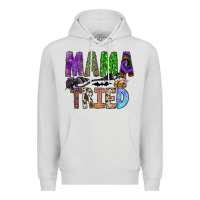 Dove Grey mama tried Premium Hoodie - SublimationCraftShop
