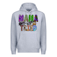 Heather Grey mama tried Premium Hoodie - SublimationCraftShop