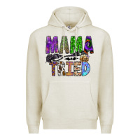 Oatmeal Heather mama tried Premium Hoodie - SublimationCraftShop
