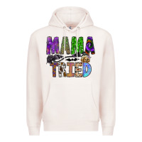 Pale Pink mama tried Premium Hoodie - SublimationCraftShop