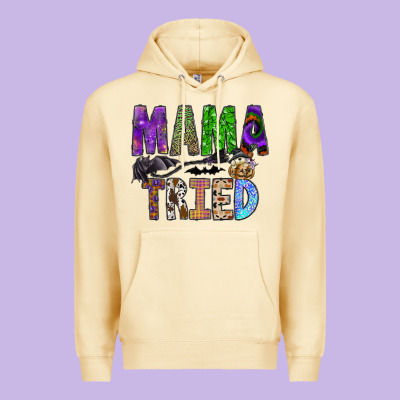 Mama Tried Premium Hoodie Designed By Sublimationcraftshop