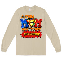Mushroom Autism mom what's your superpower Mother's Day Long Sleeve Tee - FaDigitalArtStudio