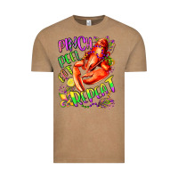 Vintage Coffee pinch peel eat repeat mardi gras olivia Vintage Tee - OliviaCreatesArt