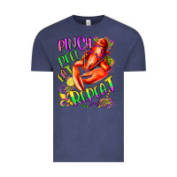Vintage Denim pinch peel eat repeat mardi gras olivia Vintage Tee - OliviaCreatesArt