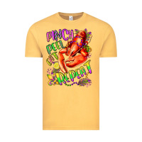 Vintage Mustard pinch peel eat repeat mardi gras olivia Vintage Tee - OliviaCreatesArt