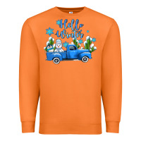 Carrot hello winter with sniwman and  truck Premium Sweatshirt - AdoDesignShop