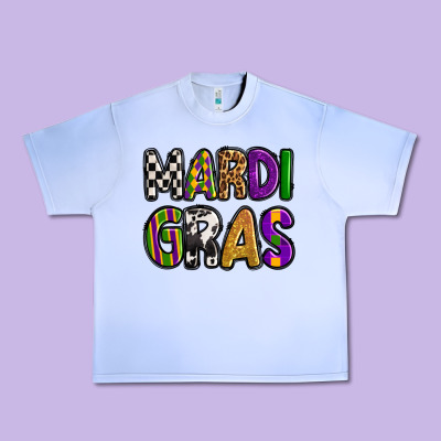 Mardi Gras Copy Urban Heavy Tee Designed By Oliviacreatesart