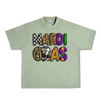 Oil Green mardi gras copy Urban Heavy Tee - OliviaCreatesArt