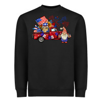 Black american gnomies truck Heavyweight Sweatshirt - BarkalooDesign