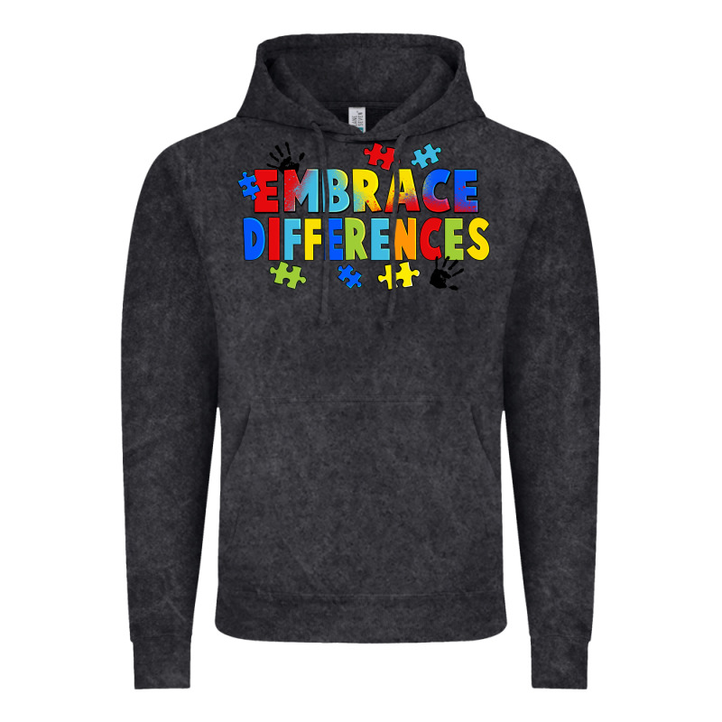 Embrace Differences Vintage Hoodie by FaDigitalArtStudio | Teevron