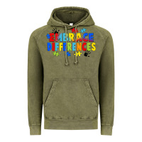 Vintage Olive Embrace differences Vintage Hoodie - FaDigitalArtStudio