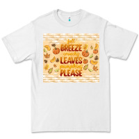 White fall breeze crunchy leaves Premium Tee - TumblerDesignByShophia