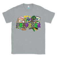 Heather Grey tax preparer mardi gras Classic Tee - CowGirlArtShop
