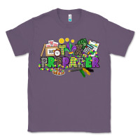 Lavender tax preparer mardi gras Classic Tee - CowGirlArtShop