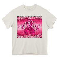 Cream Breast Cancer with boxing gloves Heavy Core Tee - NancyCooperArtShop