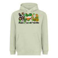 Matcha peace love st patricks Heavyweight Hoodie - AdoDesignShop