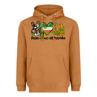 Meerkat peace love st patricks Heavyweight Hoodie - AdoDesignShop