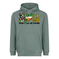 Sage peace love st patricks Heavyweight Hoodie - AdoDesignShop