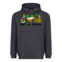 Smoke peace love st patricks Heavyweight Hoodie - AdoDesignShop