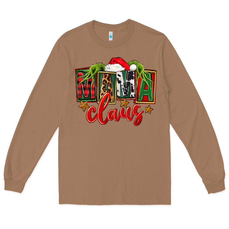 Christmas Mama Claus Mother's Day Long Sleeve Tee by FaDigitalArtStudio | Teevron