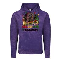Cloud Purple Juneteenth celebrate freedom Vintage Hoodie - FaDigitalArtStudio