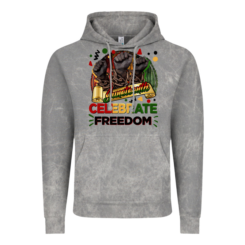 Juneteenth Celebrate Freedom Vintage Hoodie by FaDigitalArtStudio | Teevron