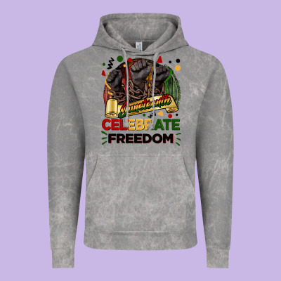 Juneteenth Celebrate Freedom Vintage Hoodie Designed By Fadigitalartstudio