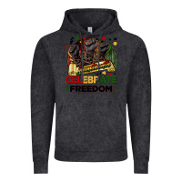 Vintage Black Juneteenth celebrate freedom Vintage Hoodie - FaDigitalArtStudio