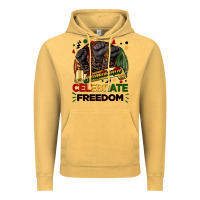 Vintage Mustard Juneteenth celebrate freedom Vintage Hoodie - FaDigitalArtStudio