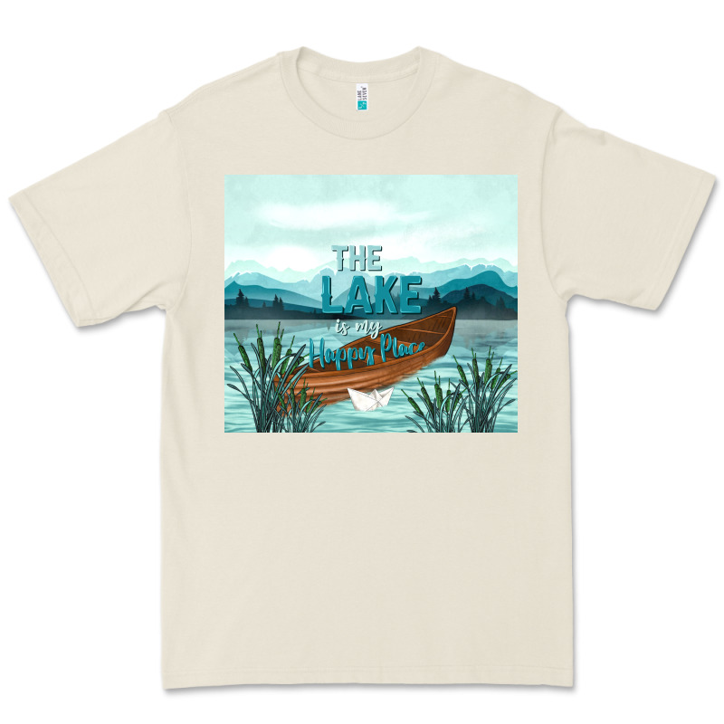 The Lake Is My Happy Place Premium Tee by TumblerDesignByShophia | Teevron