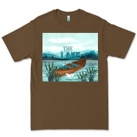 Cacao the lake is my happy place Premium Tee - TumblerDesignByShophia