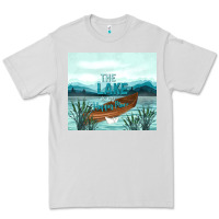 Dove Grey the lake is my happy place Premium Tee - TumblerDesignByShophia