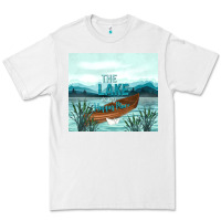 White the lake is my happy place Premium Tee - TumblerDesignByShophia