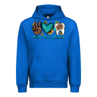 Cobalt peace love dental Urban Hoodie - JahusDesignShop