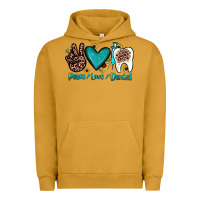 Pigment Peanut Butter peace love dental Urban Hoodie - JahusDesignShop