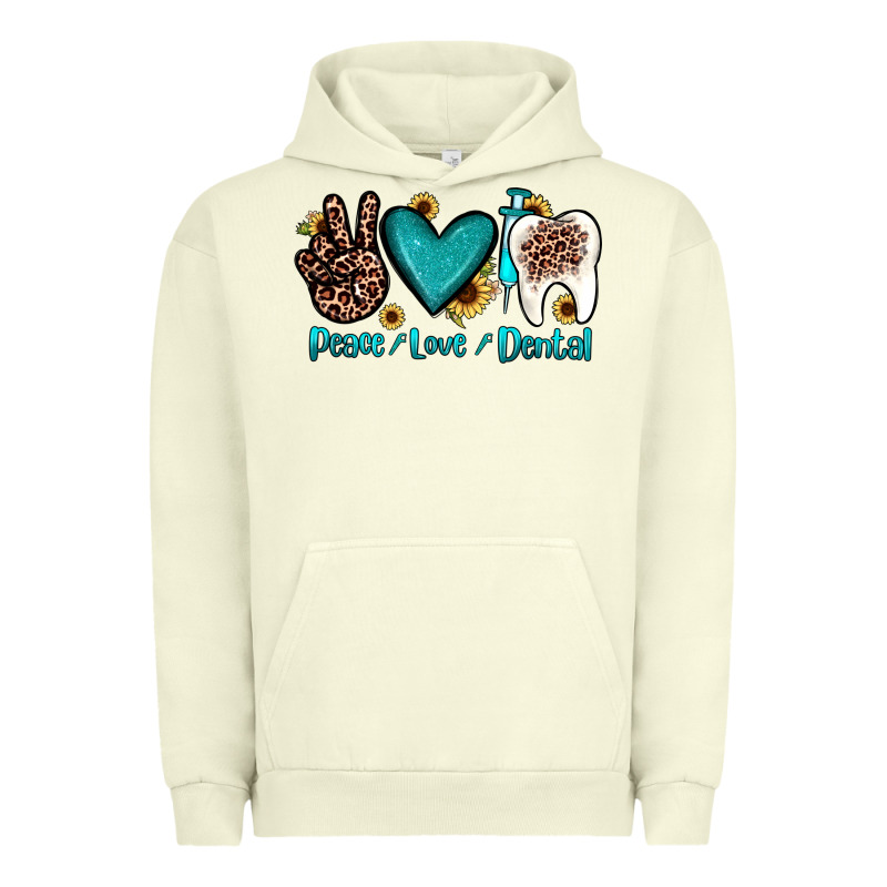 Peace Love Dental Urban Hoodie by JahusDesignShop | Teevron