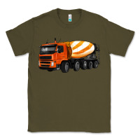 Army Green cement truck Classic Tee - Artiststas