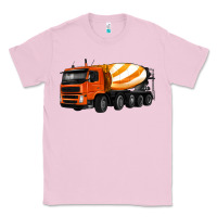 Bubblegum Pink cement truck Classic Tee - Artiststas