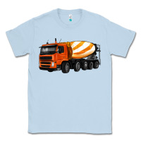 Dusty Blue cement truck Classic Tee - Artiststas