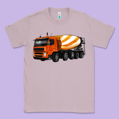 Cement Truck Classic Tee Designed By Artiststas