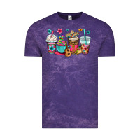 Cloud Purple mexico fiesta coffee cups Vintage Tee - OliviaCreatesArt