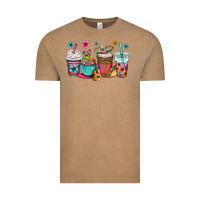 Vintage Coffee mexico fiesta coffee cups Vintage Tee - OliviaCreatesArt
