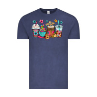 Vintage Denim mexico fiesta coffee cups Vintage Tee - OliviaCreatesArt