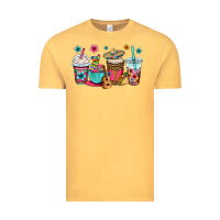 Vintage Mustard mexico fiesta coffee cups Vintage Tee - OliviaCreatesArt