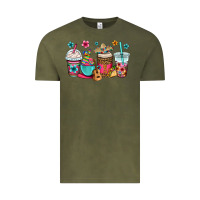 Vintage Olive mexico fiesta coffee cups Vintage Tee - OliviaCreatesArt