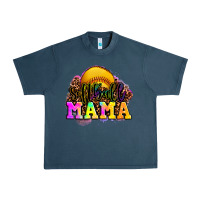 Midnight Navy softball mama Urban Heavy Tee - OliviaCreatesArt