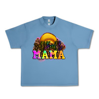 Pebble Blue softball mama Urban Heavy Tee - OliviaCreatesArt