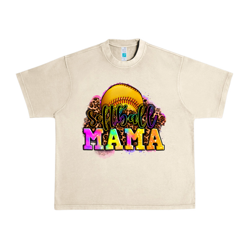 Softball Mama Urban Heavy Tee by OliviaCreatesArt | Teevron