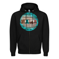 Black western turquoises mama ornament Zipper Hoodie - BarkalooDesign