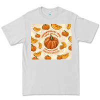 Dove Grey pumpkin spice fall leaves Premium Tee - TumblerDesignByShophia